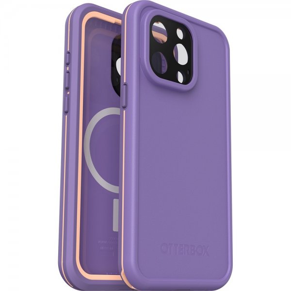 Otterbox iPhone 15 Pro Max Kuori Fre MagSafe Rule of Plum