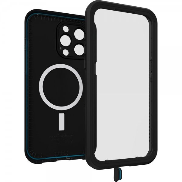 Otterbox iPhone 15 Pro Max -suojakuori Fre MagSafe musta