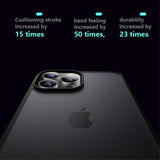 X-Level iPhone 15 Pro Max Kuori Jäätynyt Takakansi Sininen