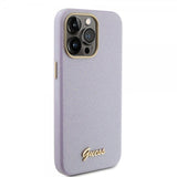 Guess iPhone 15 Pro Max Kuori Full Glitter Wrapped Lilac