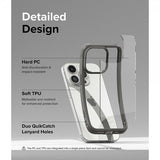 Ringke iPhone 15 Pro Max -suojakuori Fusion Bold, harmaa
