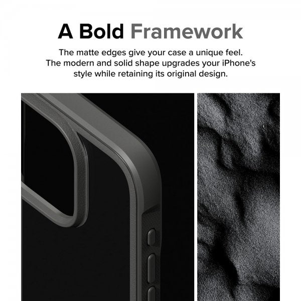 Ringke iPhone 15 Pro Max -suojakuori Fusion Bold, harmaa