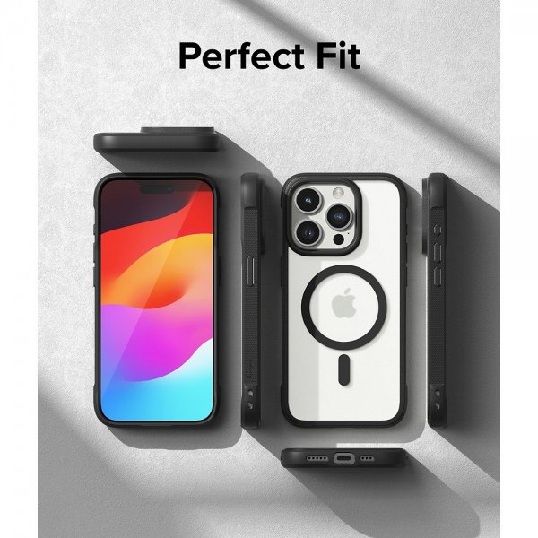 Ringke iPhone 15 Pro Max Kuori Fusion Bold Magnetic Matte Black