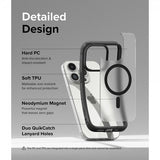 Ringke iPhone 15 Pro Max Kuori Fusion Bold Magnetic Matte Black