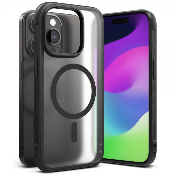 Ringke iPhone 15 Pro Max Kuori Fusion Bold Magnetic Matte Black
