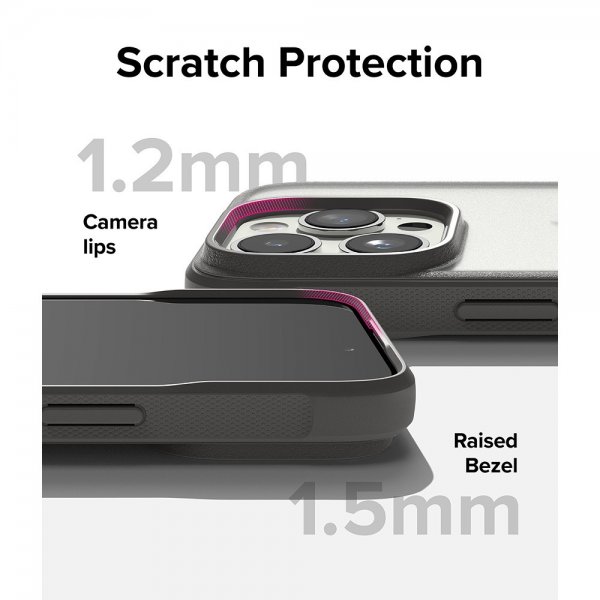 Ringke iPhone 15 Pro Max Kuori Fusion Bold Matte Gray