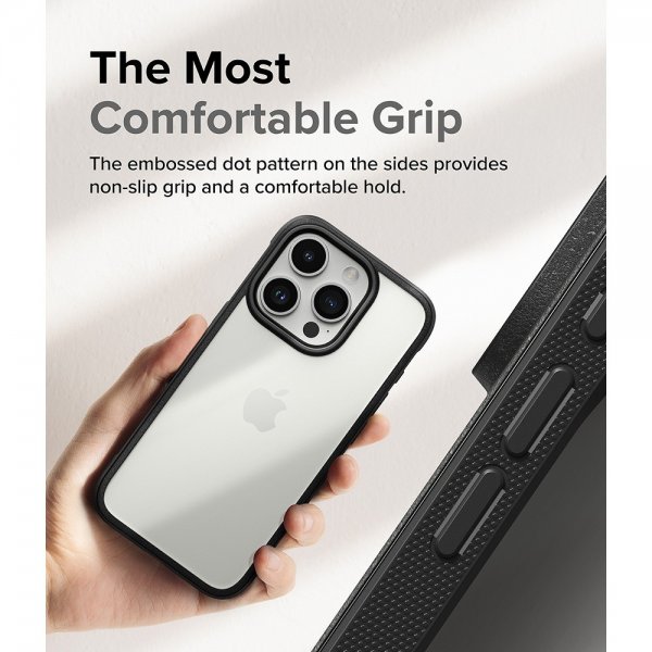 Ringke iPhone 15 Pro Max -suojakuori Fusion Bold, musta