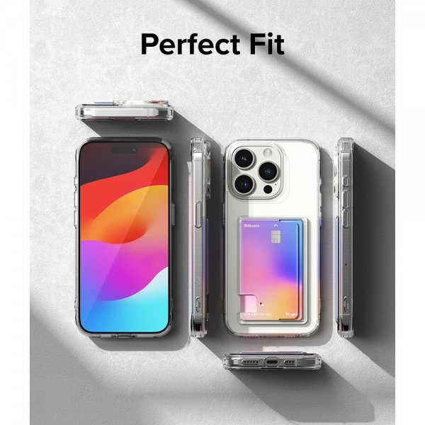 Ringke iPhone 15 Pro Max Kuori Fusion Card Clear