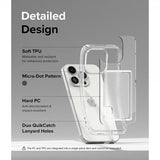 Ringke iPhone 15 Pro Max Kuori Fusion Card Clear