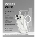 Ringke iPhone 15 Pro Max Kuori Fusion Magnetic Clear