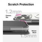 Ringke iPhone 15 Pro Max -suojakuori Fusion Magnetic Matte Clear