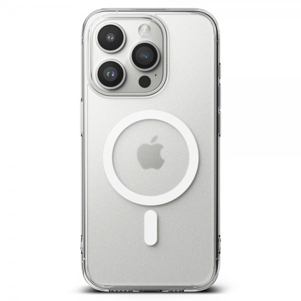 Ringke iPhone 15 Pro Max -suojakuori Fusion Magnetic Matte Clear