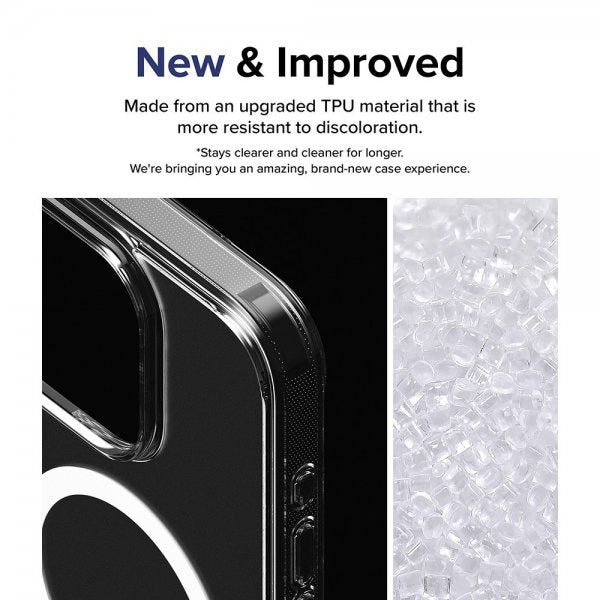 Ringke iPhone 15 Pro Max -suojakuori Fusion Magnetic Matte Clear