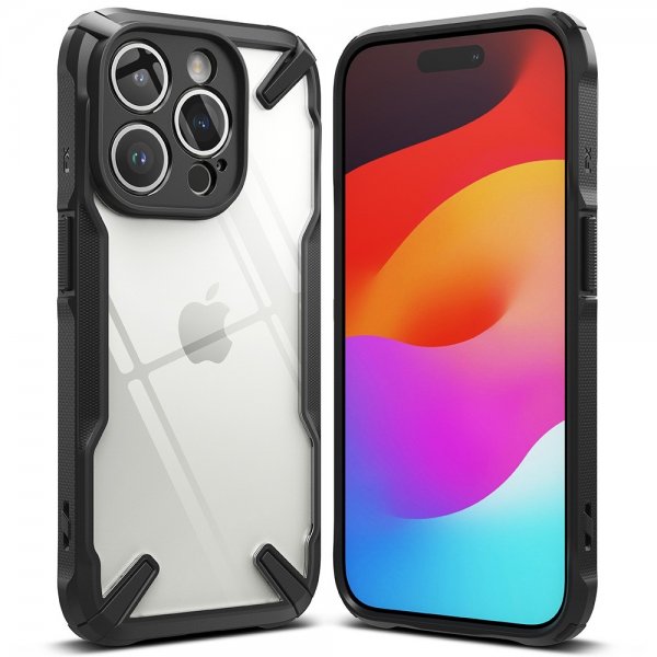 Ringke iPhone 15 Pro Max Kuori Fusion X Musta