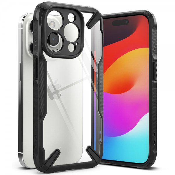 Ringke iPhone 15 Pro Max Kuori Fusion X Musta