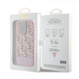 Guess iPhone 15 Pro Max Kuori G Cube MagSafe Pinkki