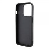 Karl Lagerfeld iPhone 15 Pro Max -suojakuori jalustatoiminnolla, musta