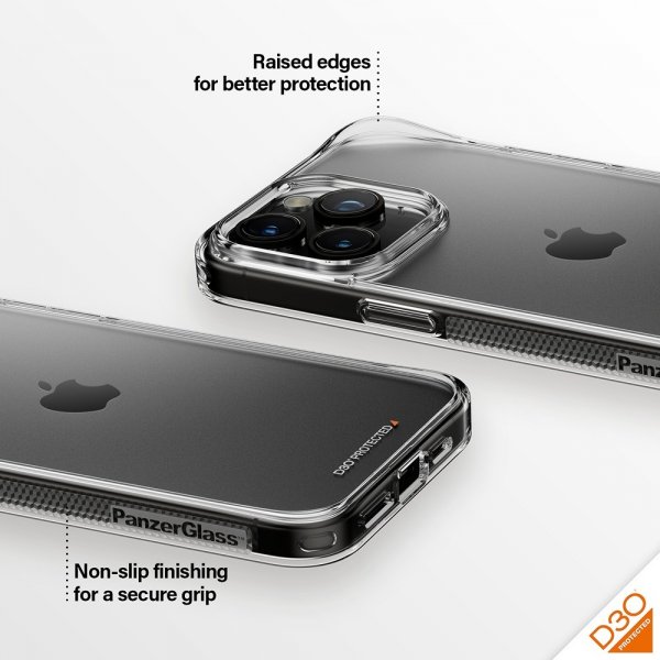 PanzerGlass iPhone 15 Pro Max Kuori HardCase D3O Läpinäkyvä