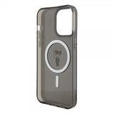 Karl Lagerfeld iPhone 15 Pro Max Suojakuori Ikonik MagSafe Musta