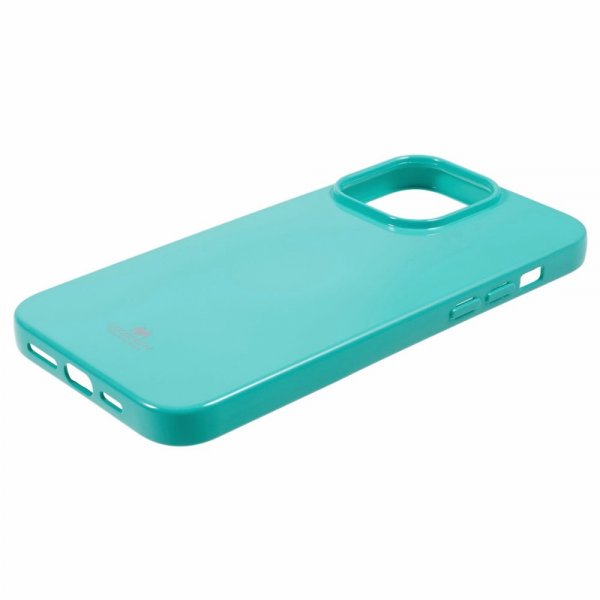 Mercury iPhone 15 Pro Max Kuori Jelly Glitter Syaani