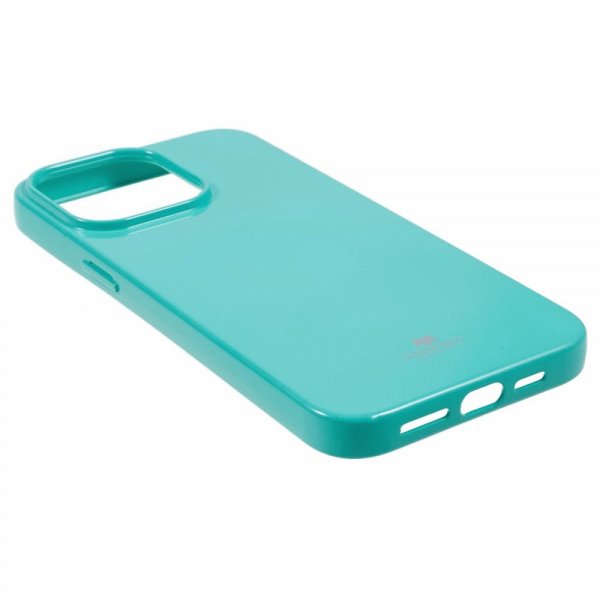 Mercury iPhone 15 Pro Max Kuori Jelly Glitter Syaani