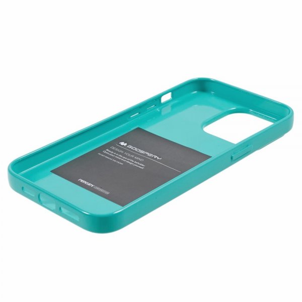 Mercury iPhone 15 Pro Max Kuori Jelly Glitter Syaani