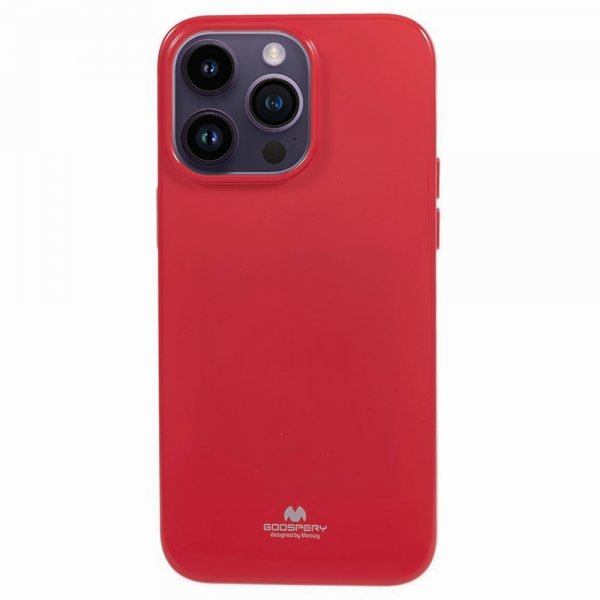 Mercury iPhone 15 Pro Max Kuori Jelly Glitter Magenta