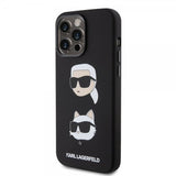 Karl Lagerfeld iPhone 15 Pro Max Kuori Karl & Choupette Musta