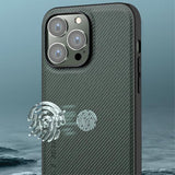 X-Level iPhone 15 Pro Max Kuori Kevlar II Series Vihreä