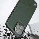 X-Level iPhone 15 Pro Max -suojakuori Kevlar II Series musta