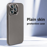 X-Level iPhone 15 Pro Max Kuori Nahkatekstuuri MagSafe Harmaa