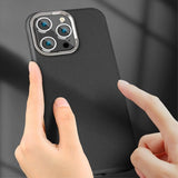 X-Level iPhone 15 Pro Max Kuori Nahkarakenne MagSafe Musta