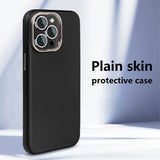 X-Level iPhone 15 Pro Kuori Nahkakuvio MagSafe Musta