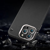 X-Level iPhone 15 Pro Kuori Nahkakuvio MagSafe Musta