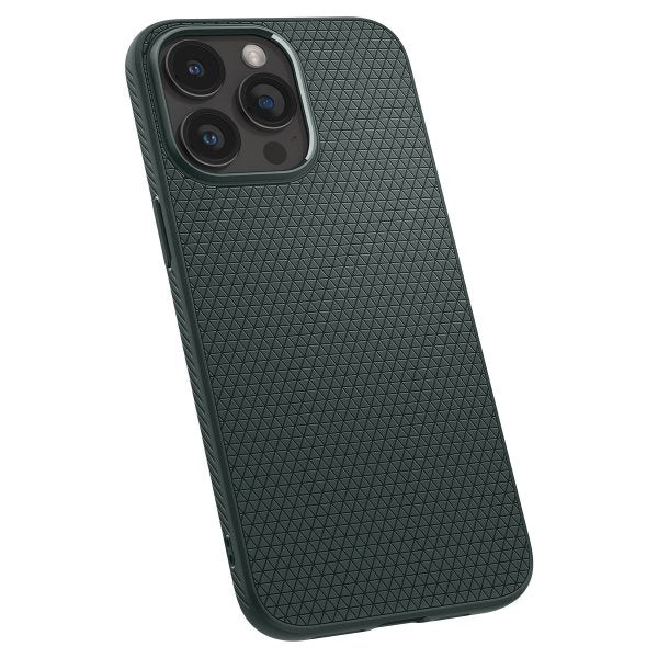 Spigen iPhone 15 Pro Max Kuori Liquid Air Abyss Green
