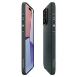 Spigen iPhone 15 Pro Max Kuori Liquid Air Abyss Green
