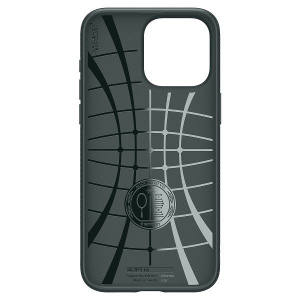 Spigen iPhone 15 Pro Max Kuori Liquid Air Abyss Green