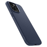 Spigen iPhone 15 Pro Max -suojakuori, Liquid Air, Navy Blue