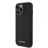 Karl Lagerfeld iPhone 15 Pro Max Kuori Liquid Silicone MagSafe Musta