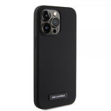Karl Lagerfeld iPhone 15 Pro Max Kuori Liquid Silicone MagSafe Musta
