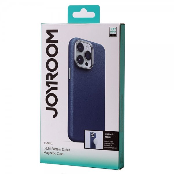 Joyroom iPhone 15 Pro Max Kuori Litsi Pattern Series MagSafe Sininen