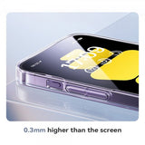 Baseus iPhone 15 Pro Max -suojakuori, Lucent Series, läpinäkyvä