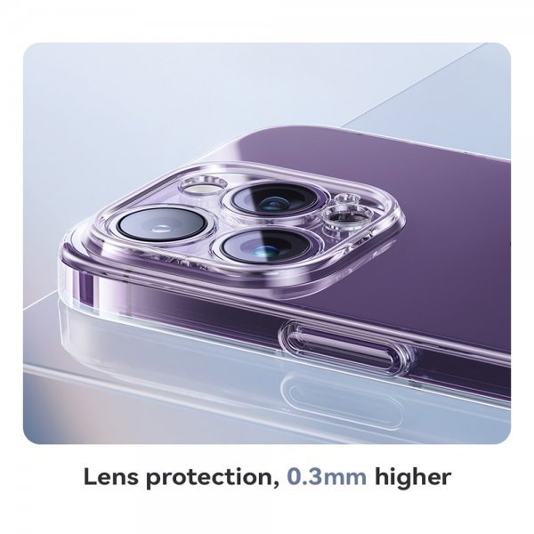 Baseus iPhone 15 Pro Max -suojakuori, Lucent Series, läpinäkyvä