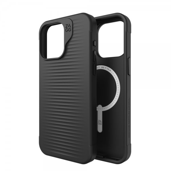 ZAGG iPhone 15 Pro Max Kuori Luxe Snap Musta