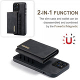 Dg.Ming iPhone 15 Pro Max kuori M1 Series irrotettavalla korttipidikkeellä Musta