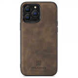 Dg.Ming iPhone 15 Pro Max Kuori M2-sarjan Irrotettava Korttipidike Kahvi