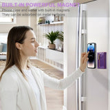 Dg.Ming iPhone 15 Pro Max Kuori M3-sarjan irrotettava korttipidike, kimalteleva, violetti