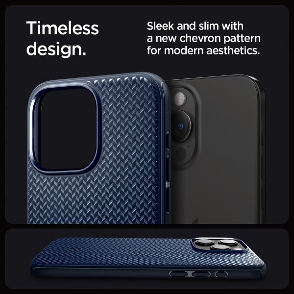 Spigen iPhone 15 Pro Max Kuori Mag Armor MagFit Navy Blue