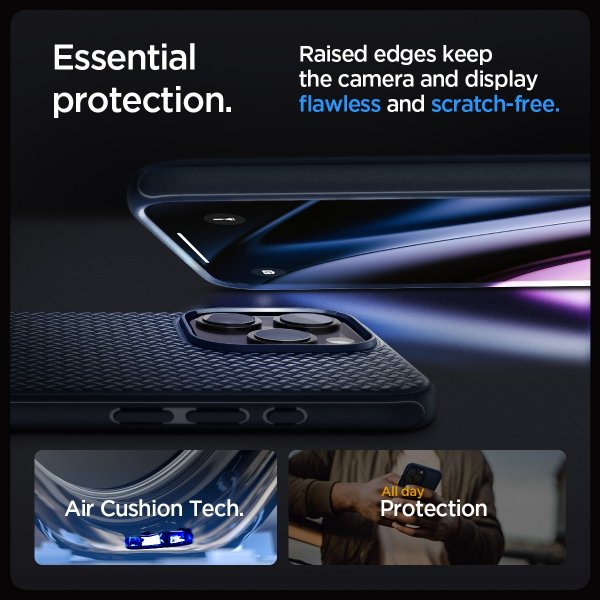 Spigen iPhone 15 Pro Max Kuori Mag Armor MagFit Navy Blue