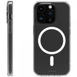 Vivanco iPhone 15 Pro Max -suojakuori Mag Steady, läpinäkyvä